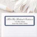 Search for border return address labels Typography
