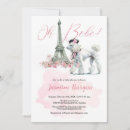 Search for french poodle baby shower invitations For her