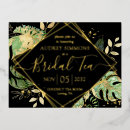 Search for postcard bridal shower invitations Palm leaves