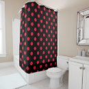 Search for red polka dots shower curtains Retro