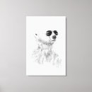 Search for animals canvas prints Black and white