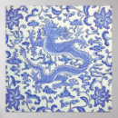 Search for chinese blue dragon art Oriental