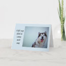 Search for husky birthday cards Funny