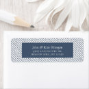 Search for blue striped return address labels Colourful