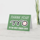 Search for baseball coach thank you cards Player