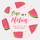 Search for cute watermelon stickers Melon 1st birthday