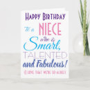 Search for niece birthday cards Typography
