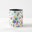 Search for colorful geometric pattern mugs Retro