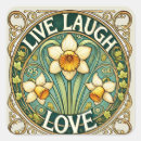 Search for live laugh love stickers Flower