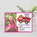 Search for emergency vehicle invitations Red fire truck