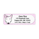 Search for pink gingham return address labels Chequerboard