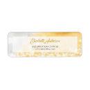 Search for gold silver return address labels Sparkle