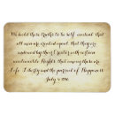 Search for declaration magnets United states