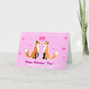Search for fox valentines day cards Pink