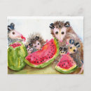 Search for melon postcards Watercolor