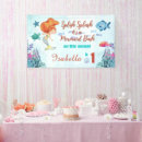 Search for 1st birthday banners Under the sea