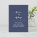 Search for navy and white invitations Classic
