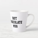 Search for hot chocolate cocoa mugs Hand lettered