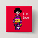 Search for adorable square badges Japanese