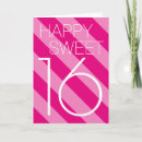 Search for teen birthday cards Sweet 16
