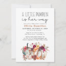 Search for floral pumpkin baby shower invitations Terracotta