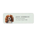 Search for cavalier king charles return address labels Cute