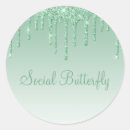 Search for green glitter stickers Script