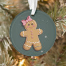 Search for gingerbread girl christmas tree decorations Snow