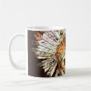 Search for indian headdress mugs Vintage