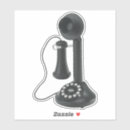 Search for vintage telephone stickers Communication