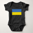 Search for war baby clothes Ukrainian flag