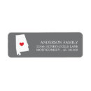 Search for alabama return address labels State
