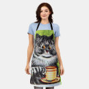Search for coffee cat aprons Retro