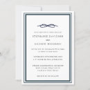Search for nautical knot invitations Minimalist