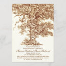 Search for tree engagement party invitations Brown
