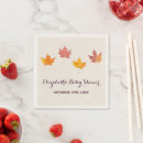 Search for maple leaf napkins Elegant