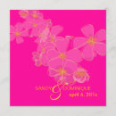 Search for hot pink wedding invitations Tropical