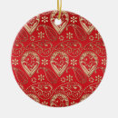 Search for paisley christmas tree decorations Gold