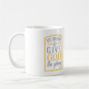 Search for to god be the glory mugs Religious