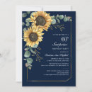 Search for sunflower 60th birthday invitations Floral