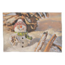 Search for snowman pillowcases Vintage
