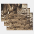 Search for vintage western wrapping paper Horse