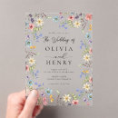 Search for wild wedding invitations Elegant modern floral