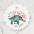 Search for dinosaur thank you tag Watercolor