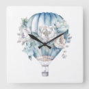 Search for hot air balloon clocks Pastel