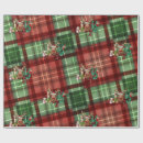 Search for red and green plaid wrapping paper Joy