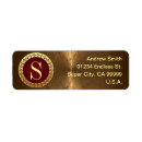 Search for scarlet return address labels Simple