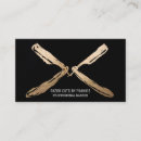 Search for razor blade business cards Barber shop