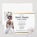 Search for african american bridal shower invitations Bride to be