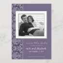 Search for baroque damask invitations Purple
